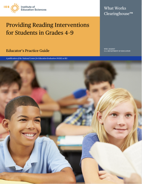 Providing Reading Interventions for Students in Grades 4-9 | AdLit